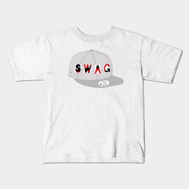 SWAG Cap Kids T-Shirt by thegucke